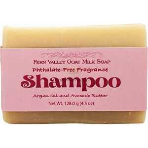 Handmade Goat Milk Shampoo Bar |  Argan Oil & Avocado Butter | Flirty Floral Scent