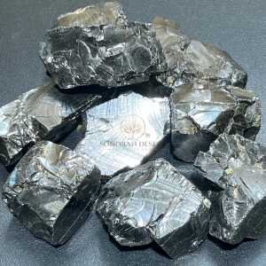 Large Elite Noble Shungite Rough Raw Stones Bulk Wholesale Lot