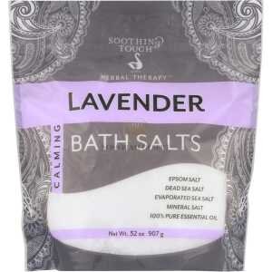 Soothing Touch Bath Salts - Lavender Calming - 32 Oz