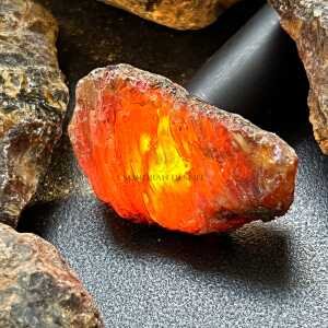 Black Amber Fossilized Tree Resin Mixed Sizes Rough Raw Stones (By The Piece or Pound)(UV Reactive) Wholesale
